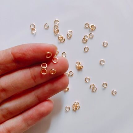 Thin Brass Jumprings (4MM)