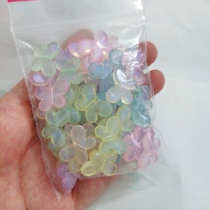 Acrylic Butterfly Beads