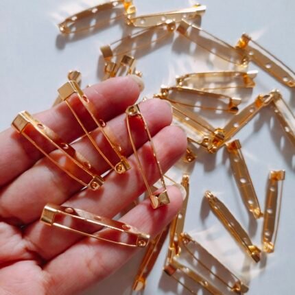 Golden Brooch Pins (35mm)