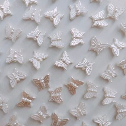 Acrylic Butterfly Beads