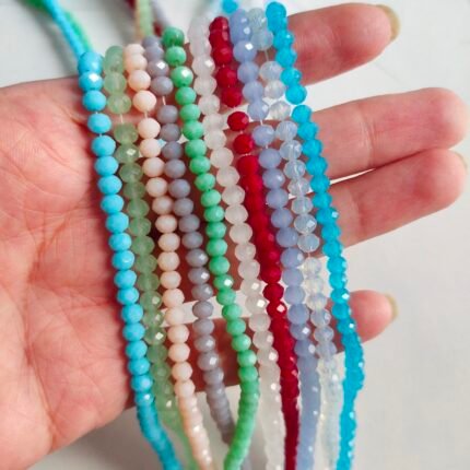 Opaque Glass Crystal Beads (4mm)
