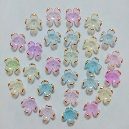 Multicolored Golden Lining Flowers