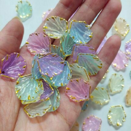 Multicolored Acrylic Leaves