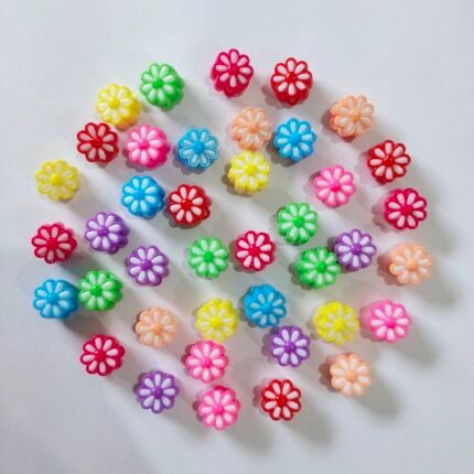 Acrylic Flower Beads