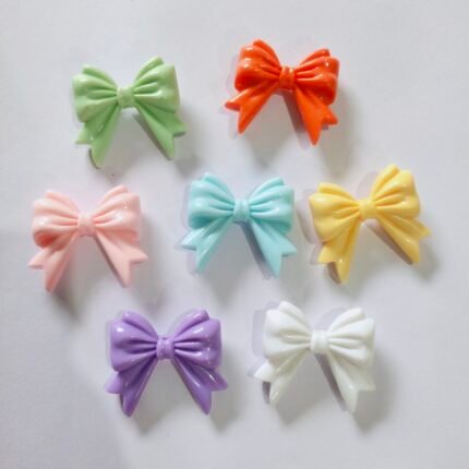 Acrylic Bow Beads